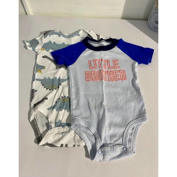 Carter's Set Of 2 One Piece Onesies - Picture 1 of 5